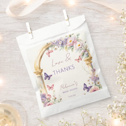 Auf Lebenszeit der Schmetterlinge Frühling Brautpa Geschenktütchen (Ausgeschnitten)