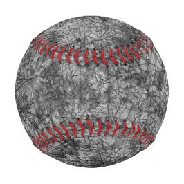 Auf leicht gepunktet grau und schwarz gehäutet baseball