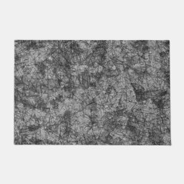 Auf leicht gepunktet grau und schwarz gehäutet fußmatte