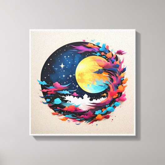 Auf Leinwand gedrucktes Bild für schöne Farben, 18 (Vorderseite)