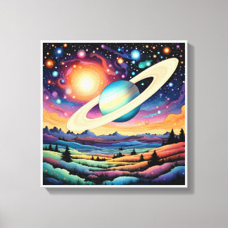 Auf Leinwand gedrucktes Bild für schöne Farben, 19