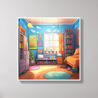 Auf Leinwand gedrucktes Bild für schöne Farben, 46