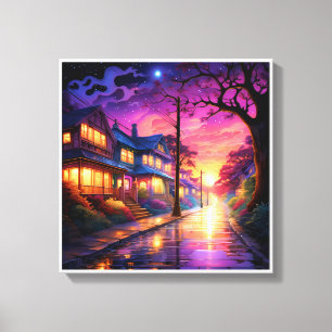 Auf Leinwand gedrucktes Bild für schöne Farben, 80