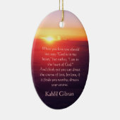 Auf Liebe - der Prophet durch Kahlil Gibran Keramikornament (Rechts)