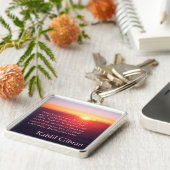 Auf Liebe - der Prophet durch Kahlil Gibran Schlüsselanhänger (Seite)