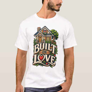Auf Liebe Gebautes Zuhause T-Shirt