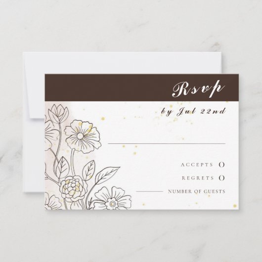 Auf Liebe Hochzeitskarten für RSVP Karte (Vorderseite)