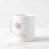 Auf Liebe laufen - Tasse der Junge Mutter, Niedlic (Vorderseite Links)