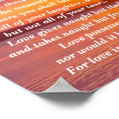 Auf LIEBE Poster (Ecke)