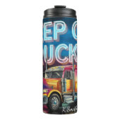 Auf LKWin'Neon Night behalten Thermosbecher (Vorderseite)