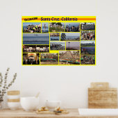 Auf Location-Santa Cuz, Kalifornien-Poster Poster (Küche)