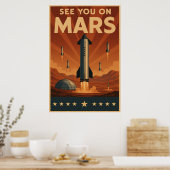 Auf Mars Poster sehen (Küche)