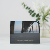 Auf Meereshöhe - Eicheninsel, NC Postkarte (Stehend Vorderseite)