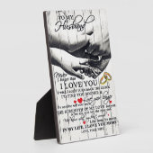 Auf mein Geschenk für den Ehemann, ein Weihnachtsg Fotoplatte (Seite)