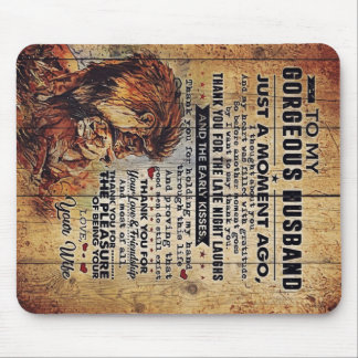 Auf mein Geschenk für den Ehemann | Lieblicher Bri Mousepad