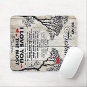Auf mein Geschenk für den Ehemann | Lieblicher Ehe Mousepad (Mit Mouse)
