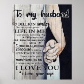 Auf mein Geschenk für den Ehemann | Love Husband L Poster (Vorne)