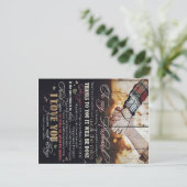 Auf mein Geschenk für den Ehemann | Schreiben an i Ankündigungspostkarte (Stehend Vorderseite)