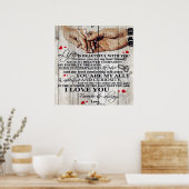 Auf mein Geschenk für mein Ehemännchen Design | Li Poster (Küche)