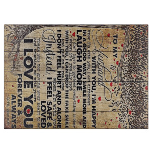 Auf mein Geschenk für mein Ehemännchen Design Li Schneidebrett