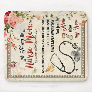 Auf mein Geschenk zur Krankenpflege, Blumenbrief z Mousepad