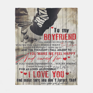 Auf mein Männergeschenk, Personalisiertes Geschenk Fleecedecke