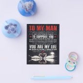 Auf mein Männergeschenk, Personalisiertes Geschenk Flyer (Einzeln)