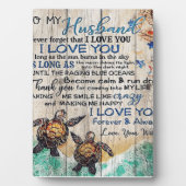 Auf mein Männergeschenk, Personalisiertes Geschenk Fotoplatte (Vorderseite)