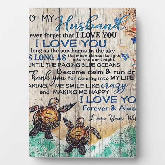 Auf mein Männergeschenk, Personalisiertes Geschenk Fotoplatte (Vorderseite)