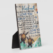 Auf mein Männergeschenk, Personalisiertes Geschenk Fotoplatte (Seite)