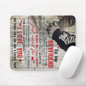 Auf mein Männergeschenk, Personalisiertes Geschenk Mousepad (Mit Mouse)