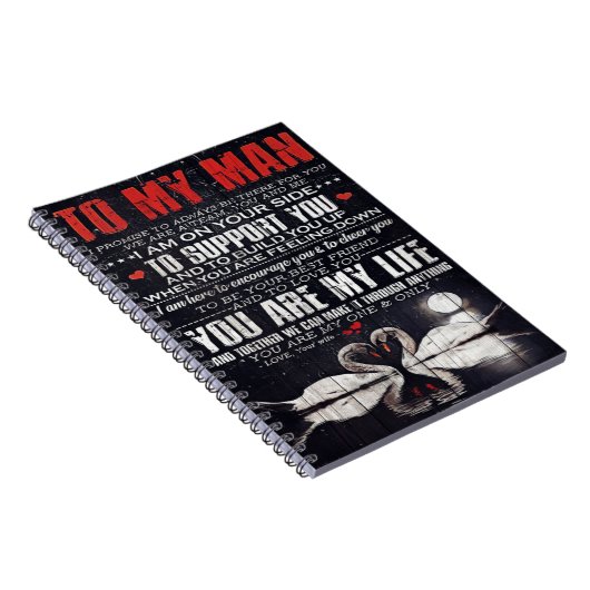 Auf mein Männergeschenk, Personalisiertes Geschenk Notizblock (Rechte Seite)