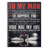 Auf mein Männergeschenk, Personalisiertes Geschenk Notizblock (Vorderseite)