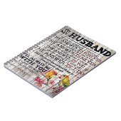 Auf mein Männergeschenk, Personalisiertes Geschenk Notizblock (Linke Seite)