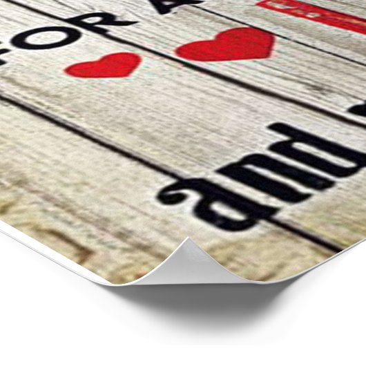 Auf mein Männergeschenk, Personalisiertes Geschenk Poster (Ecke)