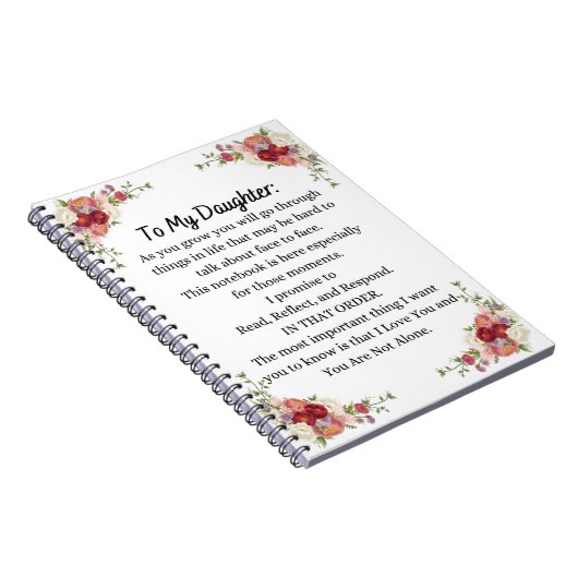 Auf mein Notebook Notizblock (Rechte Seite)