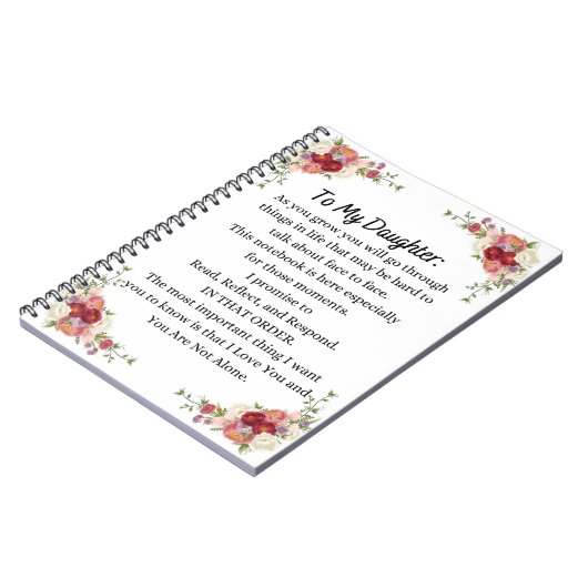 Auf mein Notebook Notizblock (Linke Seite)