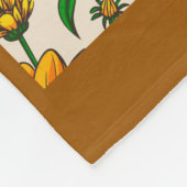 Auf mein Oma-Geschenk, Großmutter-Geschenk, Sonnen Fleecedecke (Ecke)