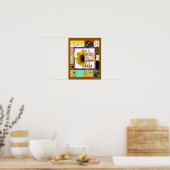 Auf mein Oma-Geschenk, Großmutter-Geschenk, Sonnen Poster (Küche)