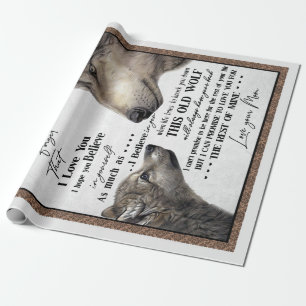 Auf mein Sohn Geschenk, Mama und Sohn, Liebe Brief Geschenkpapier