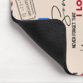 Auf mein Sohn Geschenk, Mama und Sohn, Liebe Brief Mousepad (Ecke)