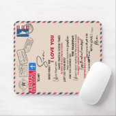 Auf mein Sohn Geschenk, Mama und Sohn, Liebe Brief Mousepad (Mit Mouse)