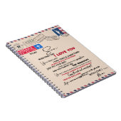 Auf mein Sohn Geschenk, Mama und Sohn, Liebe Brief Notizblock (Rechte Seite)