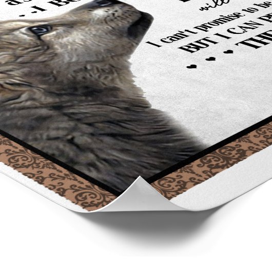 Auf mein Sohn Geschenk, Mama und Sohn, Liebe Brief Poster (Ecke)