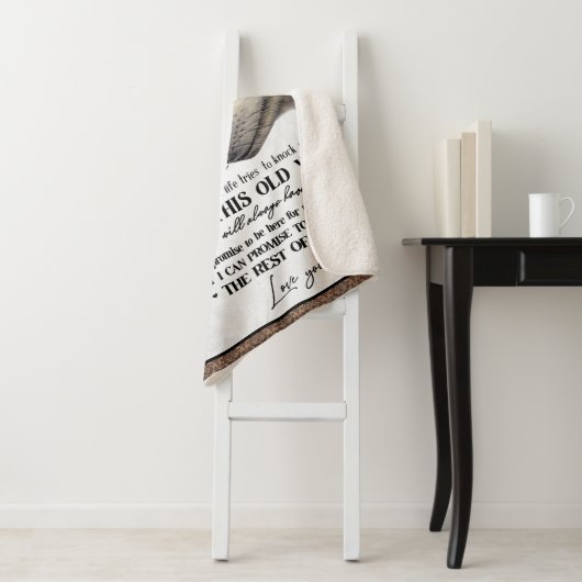 Auf mein Sohn Geschenk, Mama und Sohn, Liebe Brief Sherpadecke (Beispiel)