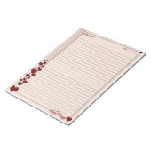 Auf mein Süß Notizblock (angewinkelt)