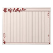 Auf mein Süß Notizblock (Vorderseite)