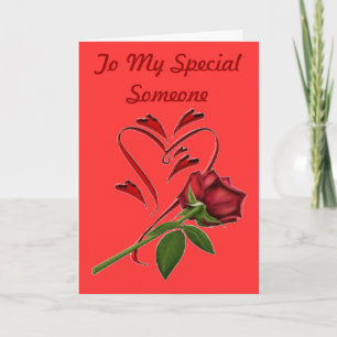 Auf meine besondere Grußkarte Feiertagskarte