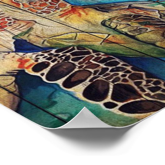 Auf meine Ehefrau Geschenk | Holiday Funny Gift Poster (Ecke)