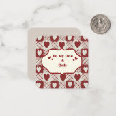 Auf meine einzige Karte (Vorderseite/Rückseite Beispiel)